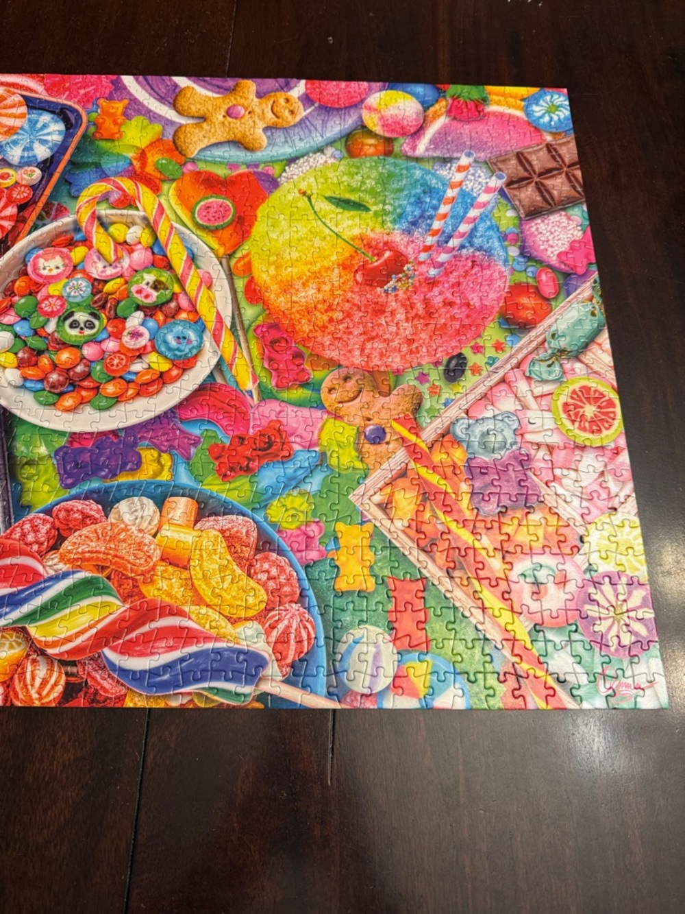 Buffalo Aimee Stewart Candylicious  Puzzle 1000 pieces. Complete.  Done once - Picture 5 of 7